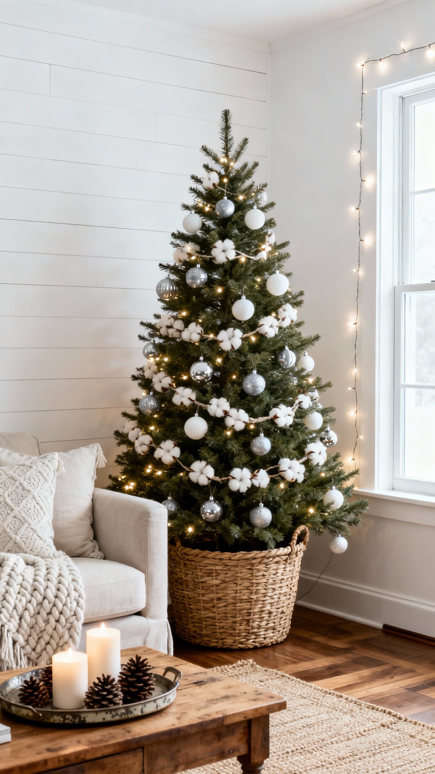 christmas decorations living room - Cozy Christmas Living Room Design - christmas decorations living room - The Christmas tree immediately draws your eye, a...