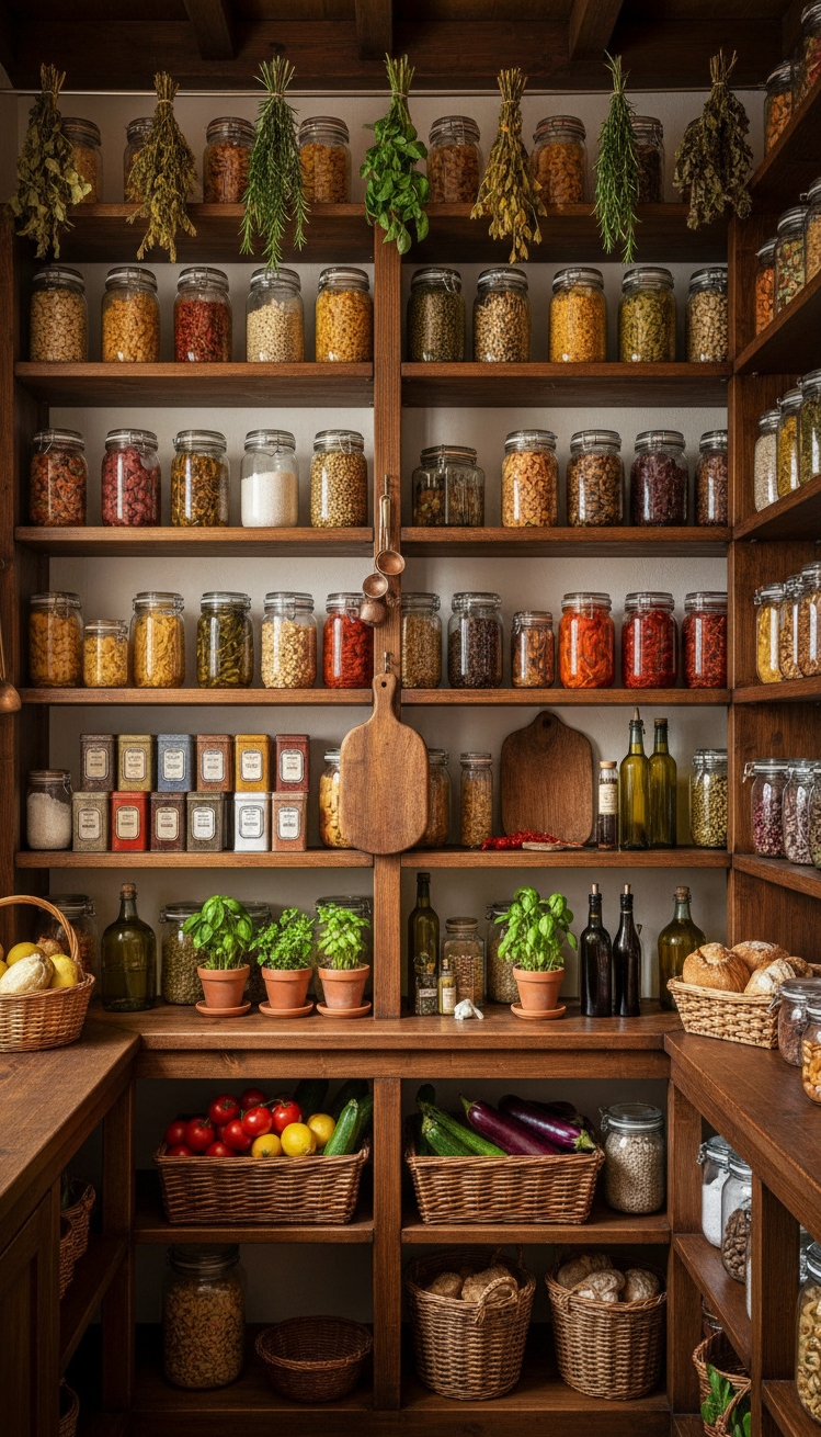 Modern Italian Kitchen Ideas - Modern Italian Kitchen Pantry Design - The walk-in pantry is the heart of this...
