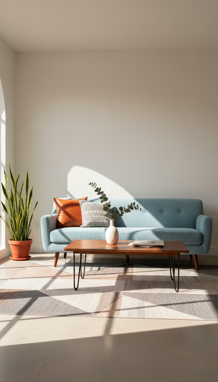 Light Blue Couch Living Room Ideas - Light Blue Couch: Living Room Bliss - Light Blue Couch Living Room Ideas - This light blue velvet sofa immediately draws you...