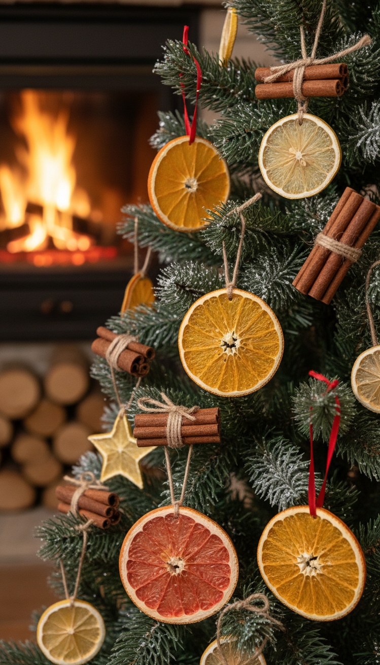 christmas tree decor ideas - Citrus & Spice: Natural Christmas Tree Decor - These fragrant citrus ornaments bring a touch of...