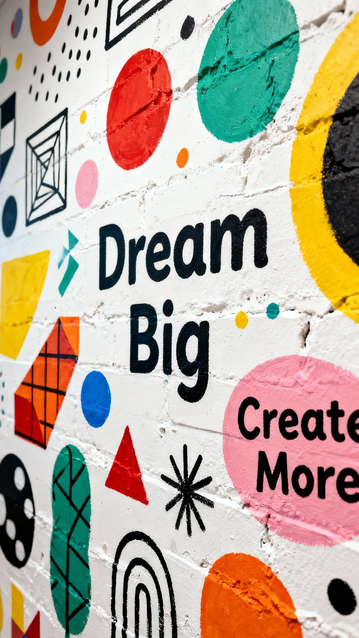 office design ideas - Vibrant Murals: Inspiring Office Design - This mural wall bursts with creative energy, doesn't...