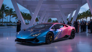 Featured image for Lamborghini Debuts Custom Temerario at Art Basel Miami 2025