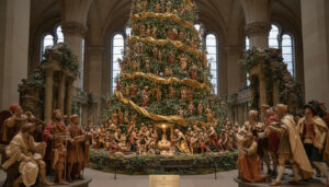 Featured image for Met Museum's Christmas Tree Centers on Neapolitan Baroque Nativity