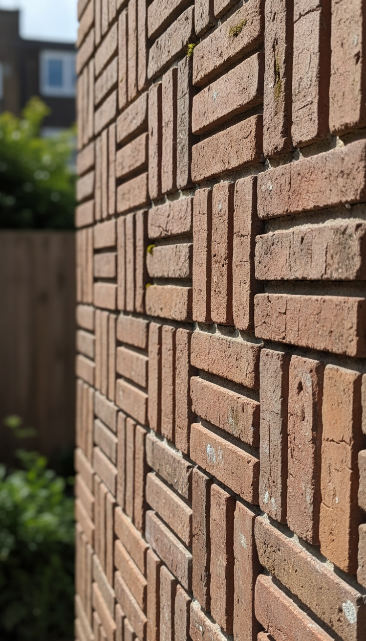 exterior wall texture patterns - Wall Texture: Woven Brick Patterns - These bricks create a basketweave pattern, a tactile...