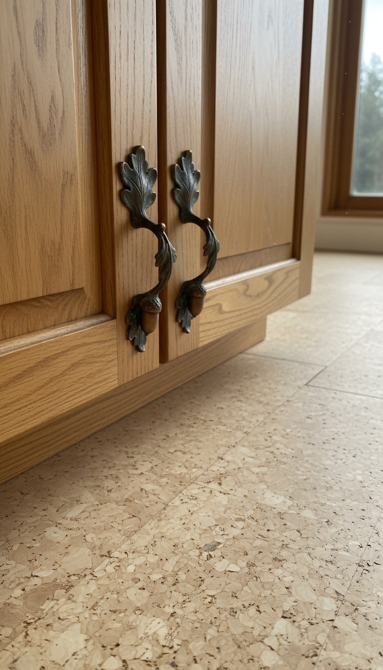 flooring that goes with oak cabinets - Flooring Ideas for Oak Cabinets - flooring that goes with oak cabinets - These oak cabinets glow warmly. The light bounces...