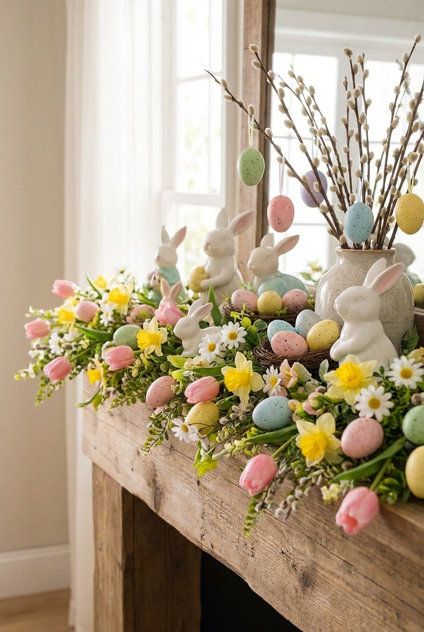 21 Ways to Decorate for Easter in 2026 - Easter 2026: Candy Jars Bring Sweet Touch - These candy-filled jars bring a sweet touch to...
