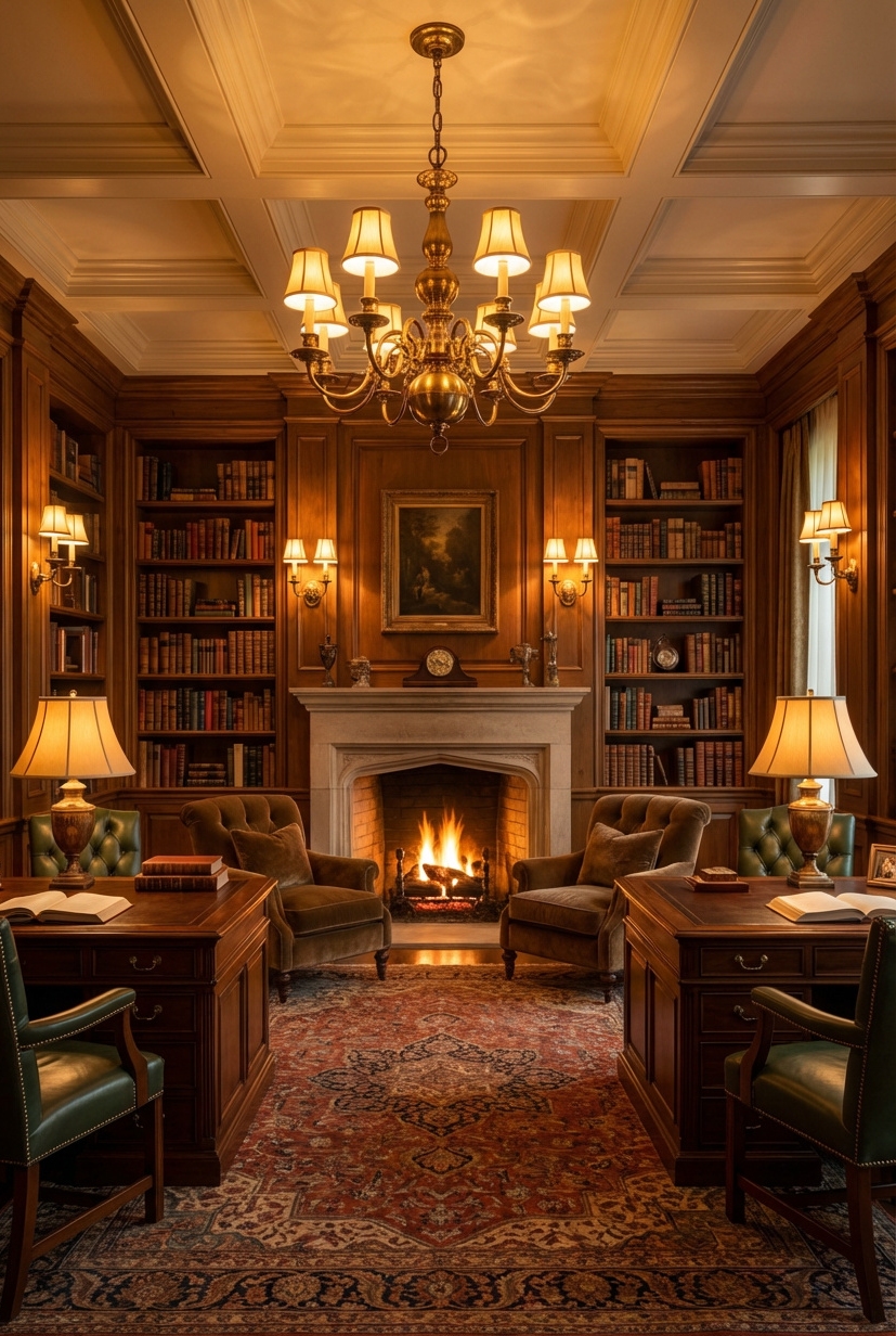 22 Ways to Design Your Dream Home Library - Built-In Bookshelves Steal the Show - These built-in bookshelves steal the show, packed tight...