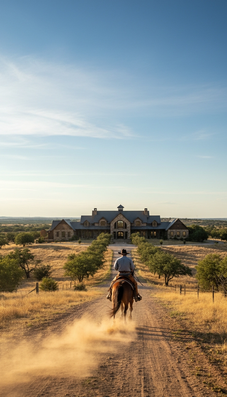 ranch mansion - Adobe Walls Casting Deep Shadows - These adobe walls bake under the sun, casting...