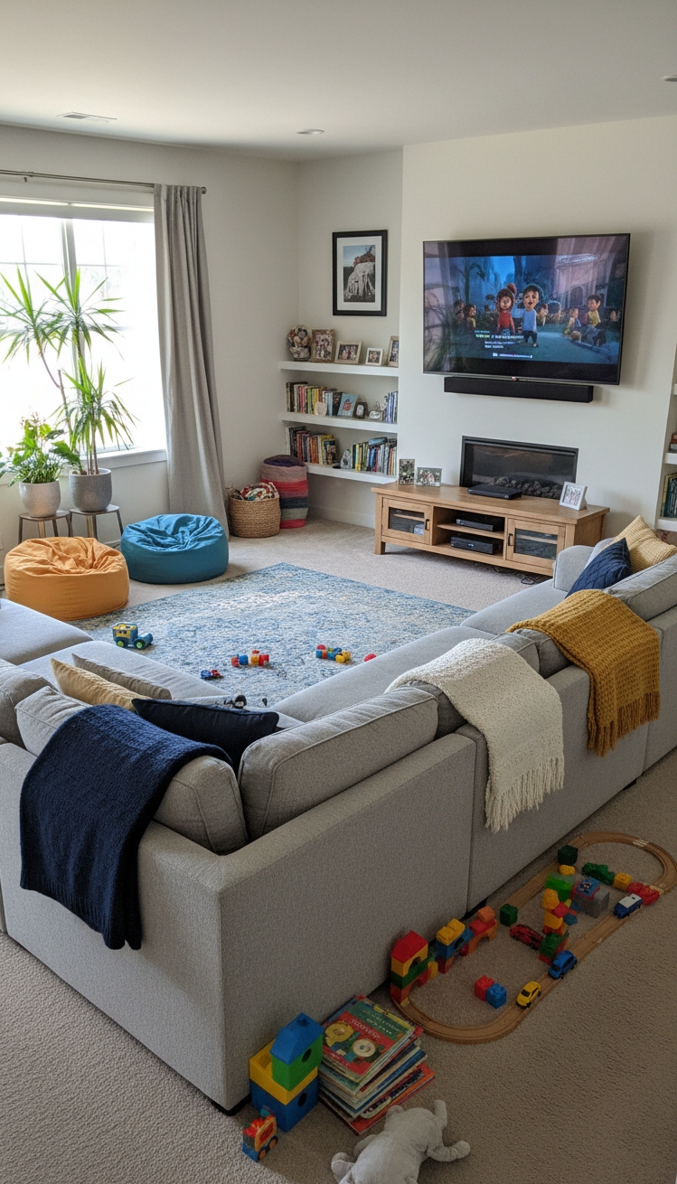 Light Grey Couch Living Room Ideas - Light Grey Couch: Cozy Living Ideas - The light gray modular sofa practically begs you...