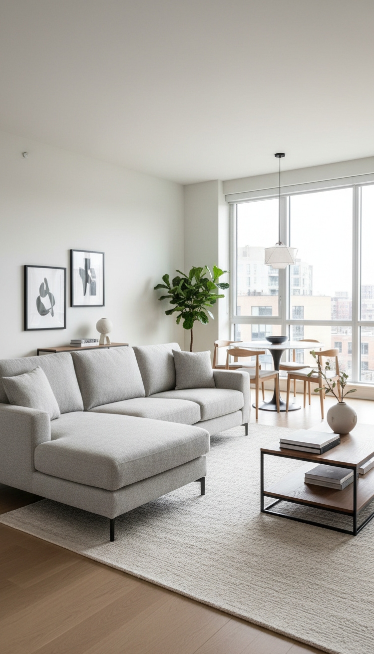 Light Grey Couch Living Room Ideas - Light Grey Couch: Modern Living Ideas - Light Grey Couch Living Room Ideas - The light grey sofa, with its inviting chaise,...