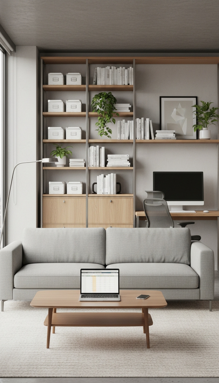 Light Grey Couch Living Room Ideas - Light Grey Couch Living Room Designs - Light Grey Couch Living Room Ideas - The light grey sofa anchors this flexible living...