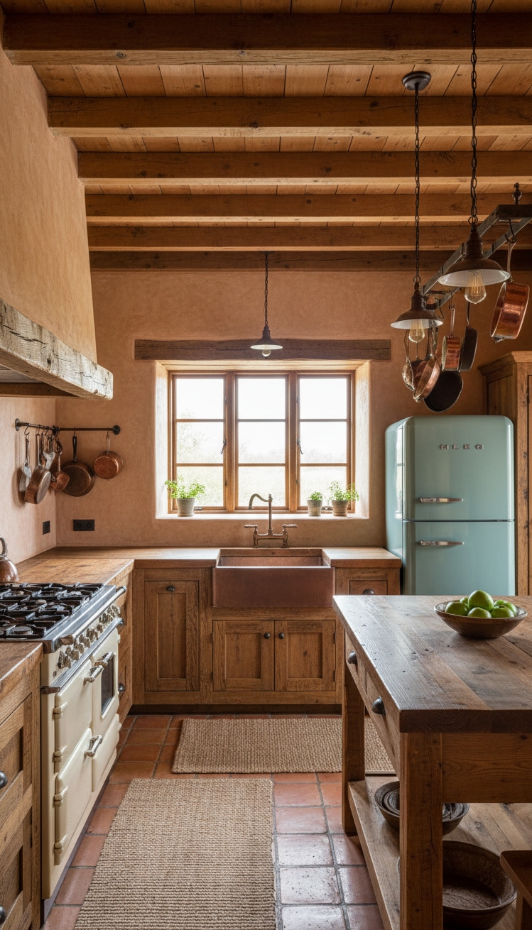 Stucco texture wall ideas - Stucco Texture: Rustic Wall Design - The stucco backsplash steals the show with its...