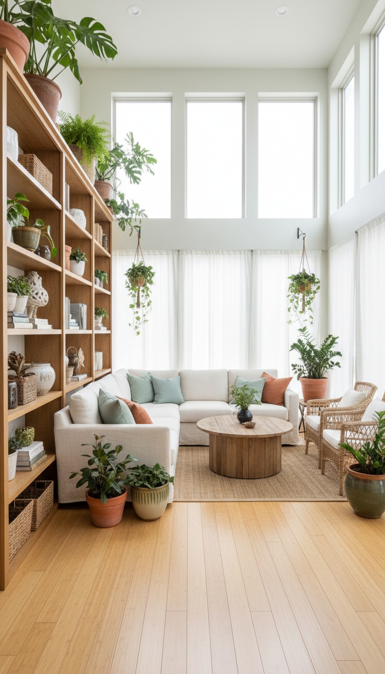 flooring that goes with oak cabinets - Flooring Ideas for Oak Cabinet Harmony - flooring that goes with oak cabinets - These light bamboo floors glow softly. Sunlight streams...