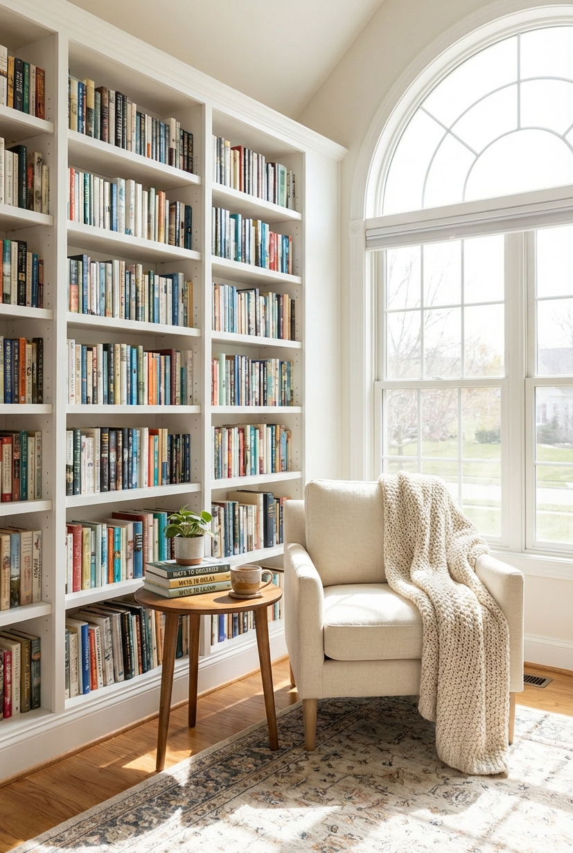 22 Ways to Design Your Dream Home Library - Design Shelves That Overflow With Stories - These shelves overflow with stories waiting to be...