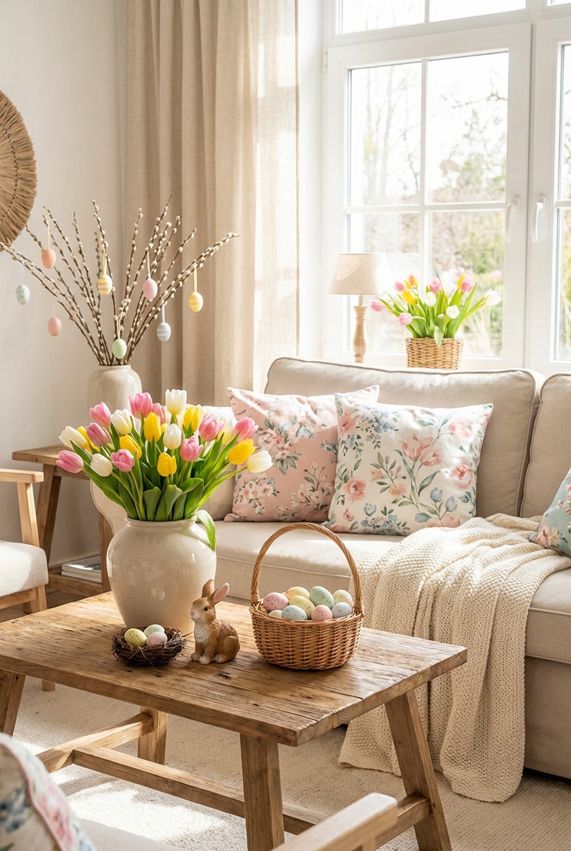 21 Ways to Decorate for Easter in 2026 - Pastel Eggs Really Catch the Eye - These pastel eggs really catch your eye, don't...