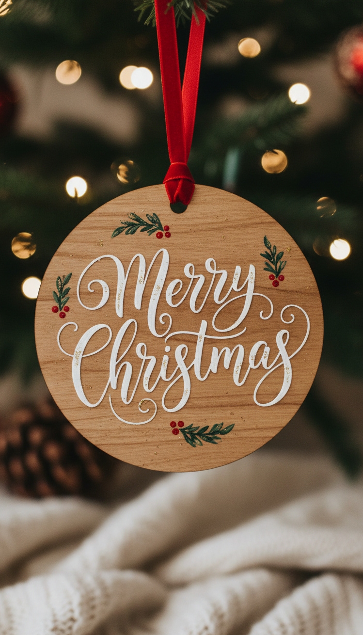 Wood Circle Ornaments - Wood Circle Ornament Design Ideas - Wood Circle Ornaments - These wood ornaments feel rustic and personal. The...