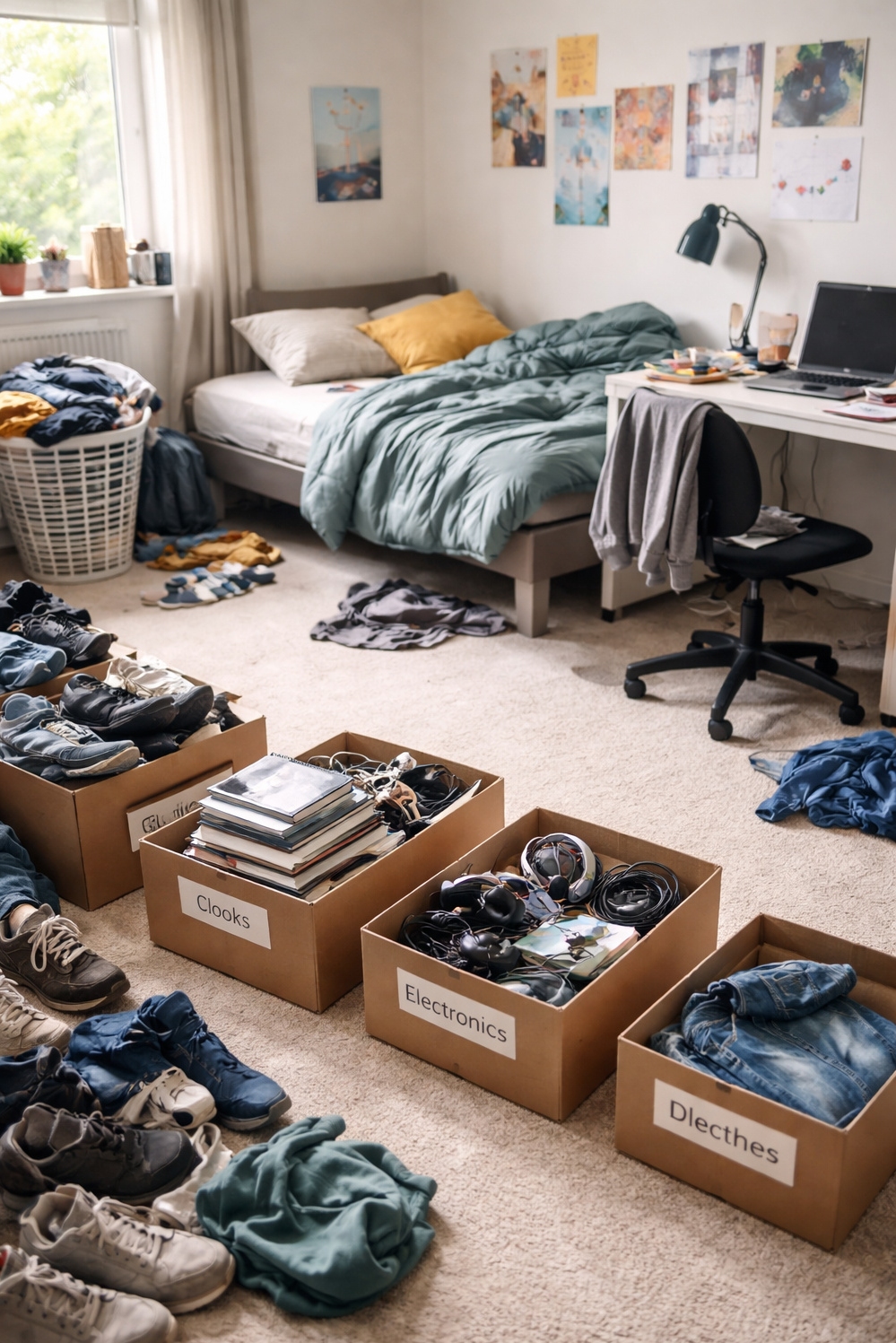 how to organize a messy bedroom - Sort Room Items: Quick Bedroom Method - This method focuses on sorting all items in...