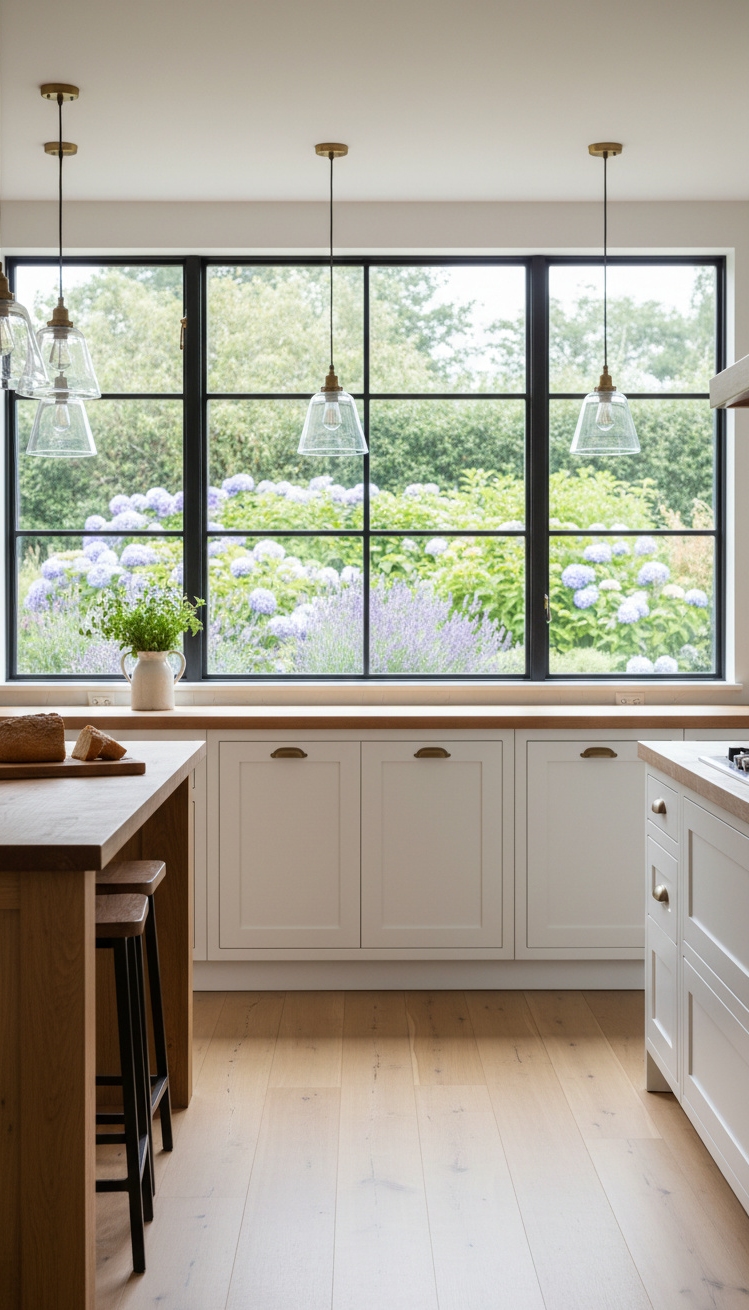 Black window trims - Create With Striking - These black window trims create a striking contrast...