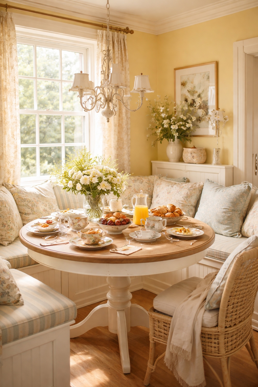 Muted French Country Color ideas - Soft Yellow Walls: French Country Glow - These walls glow with a soft, buttery yellow....