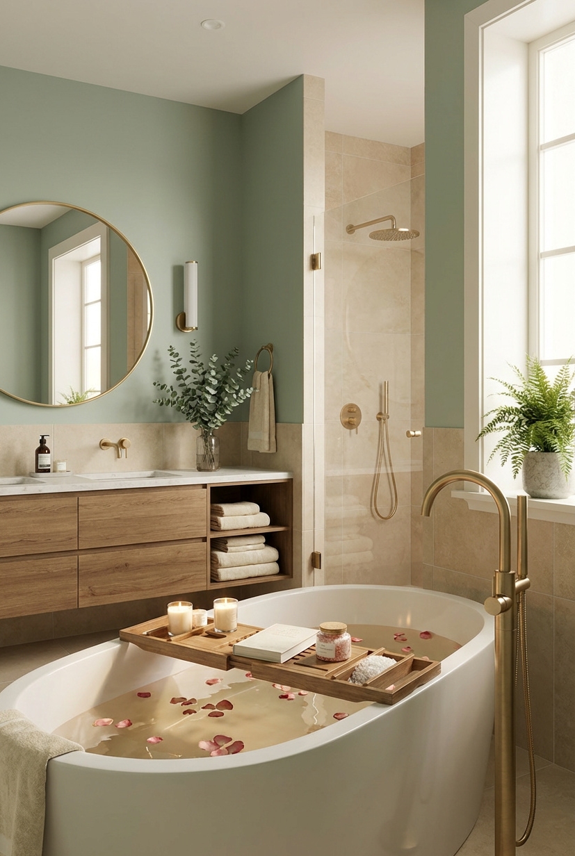 19 Calming Paint Colors For Your Home - Soft Blue Walls Create Tranquil Mood - These soft blue walls create a tranquil mood....