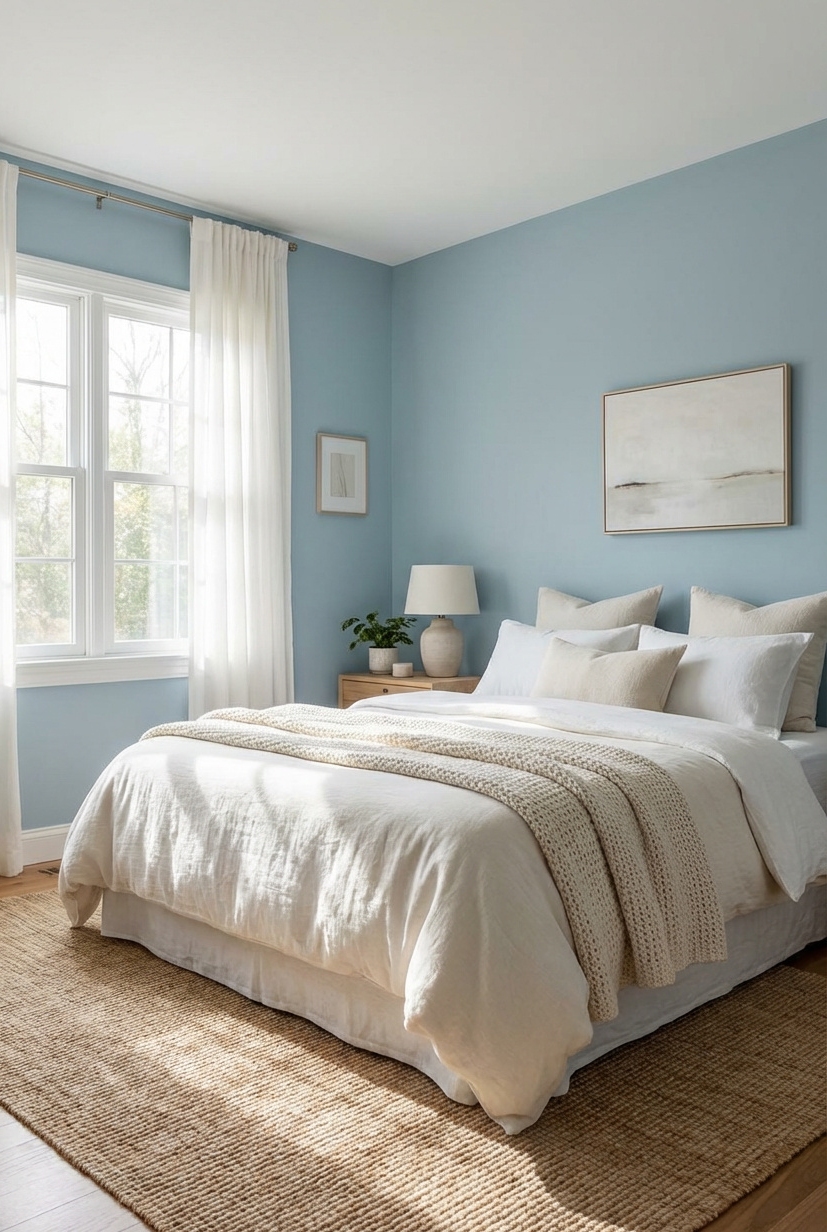 19 Calming Paint Colors For Your Home - Calming Yellow Walls: Sunshine Feel - These light yellow walls feel like sunshine bottled...