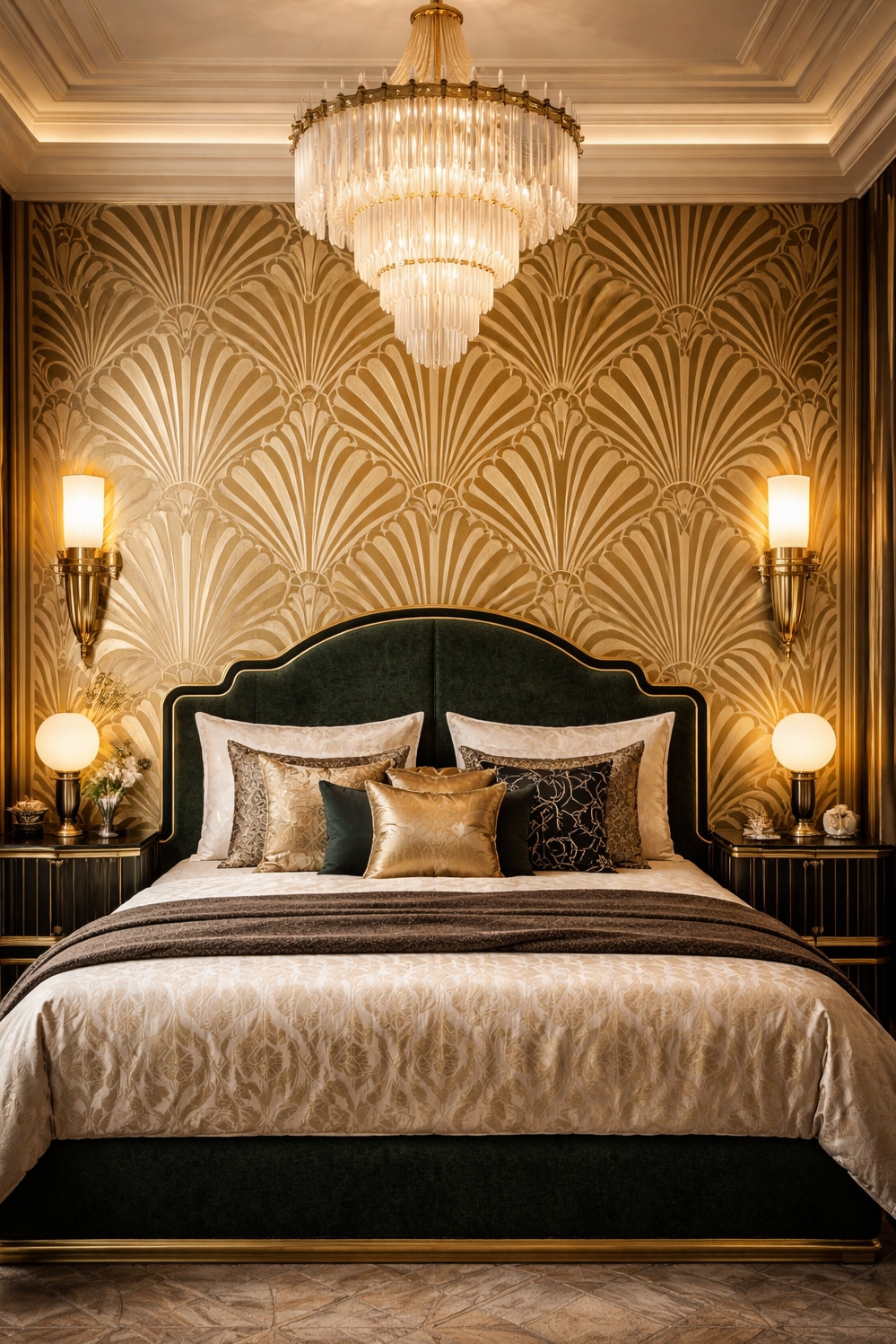 art deco bedroom ideas - Geometric Wallpapers Really Grab Attention - These geometric patterned wallpapers really grab your attention....