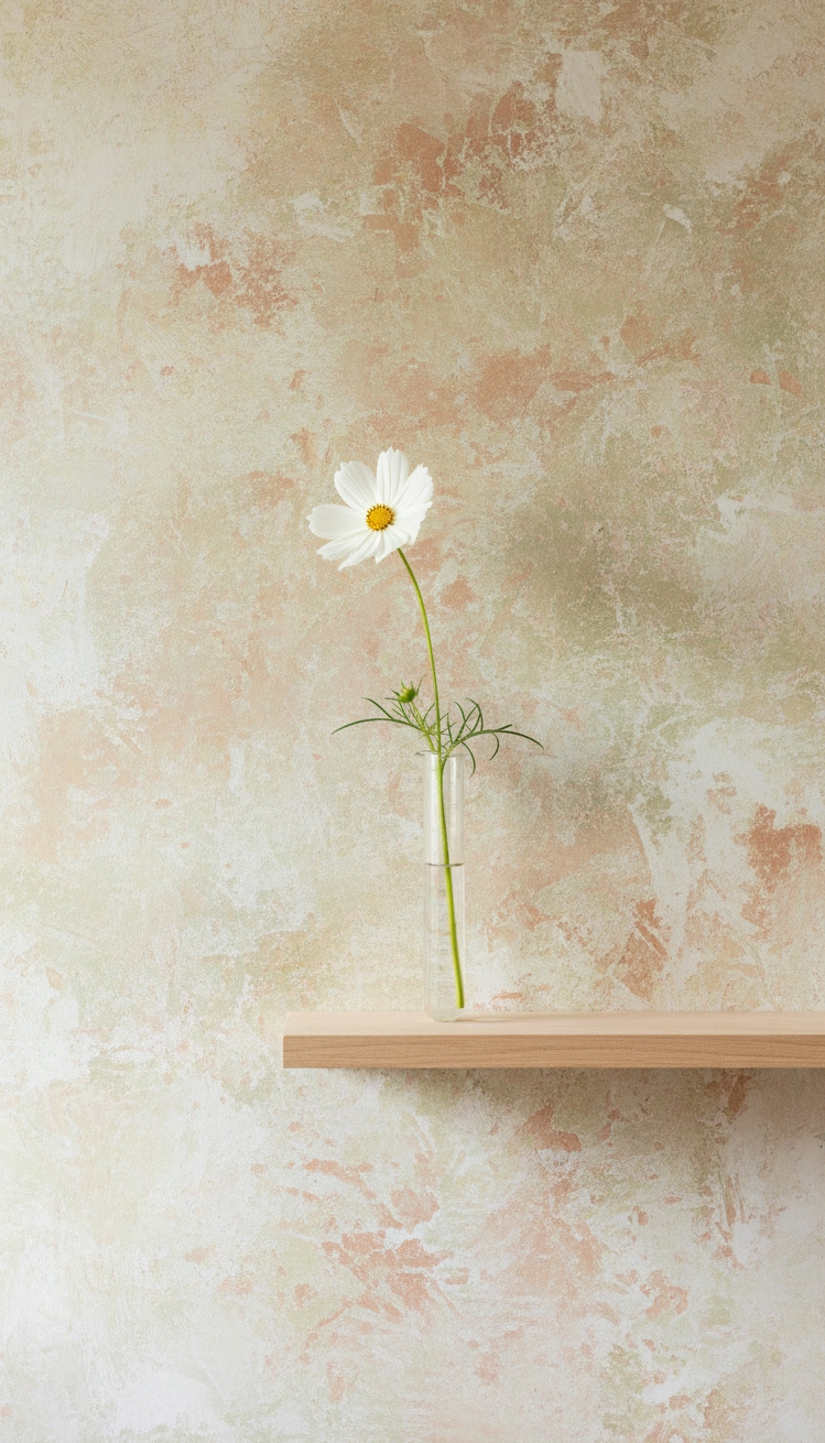 feature wall with lime-wash texture - Lime-Wash Walls: Subtle Tactile Quality - These lime-wash walls bring a subtle, tactile quality...