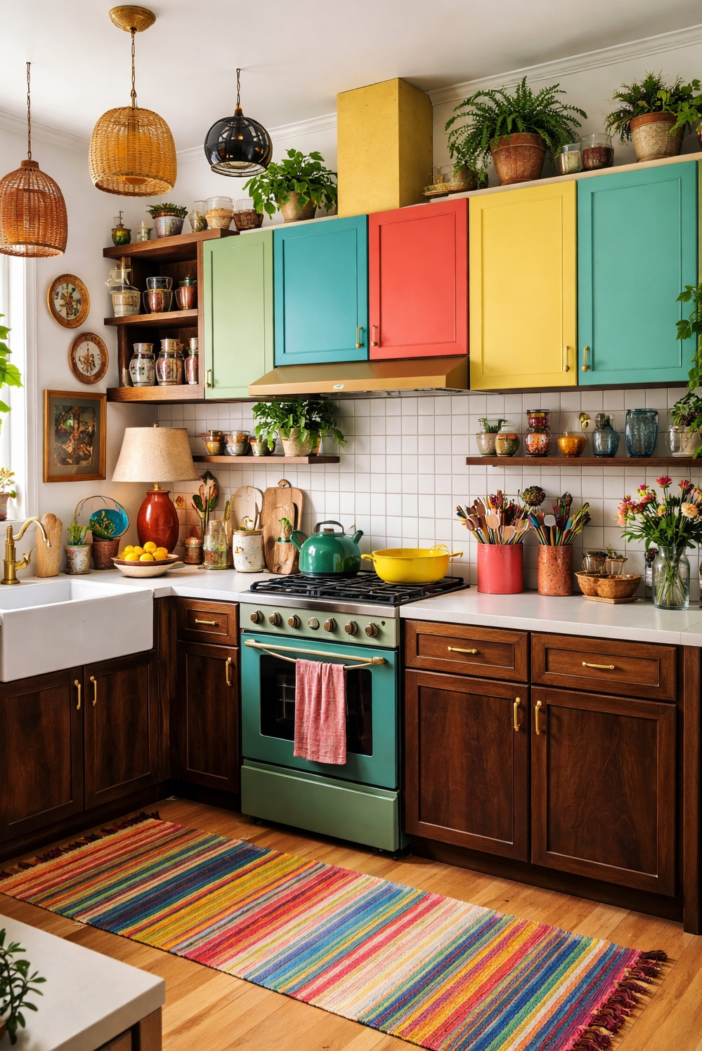 two tones kitchen cabinetss - Create With Striking - These two tones cabinetss create a striking contrast....