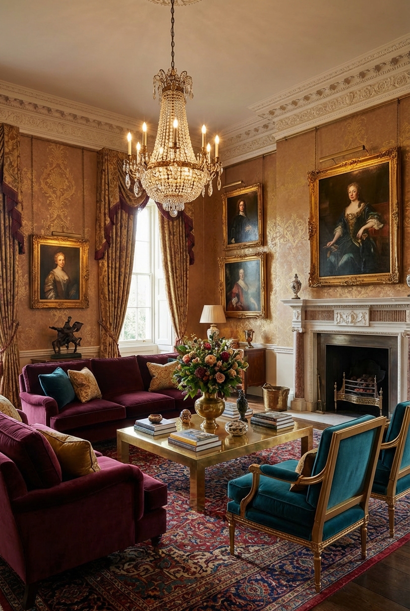 Living room trends 20 Ways to Refresh Your Living Room - Deep Teal Velvet Armchairs: Inviting Look - These velvet armchairs look so inviting. The deep...