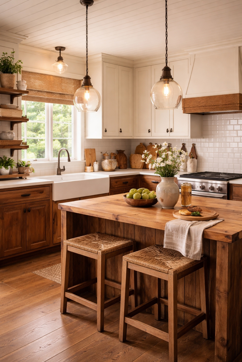 two tones kitchen cabinetss - Warm, Inviting Two-Tone Kitchens Create Feel - These two tones cabinetss create a warm, inviting...