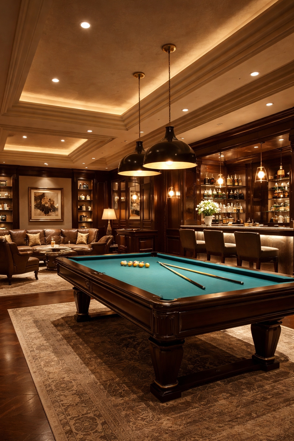 Luxury Interior Design ideas - Dark Wood Panels Create Richness - These dark wood panels create a rich, enveloping...