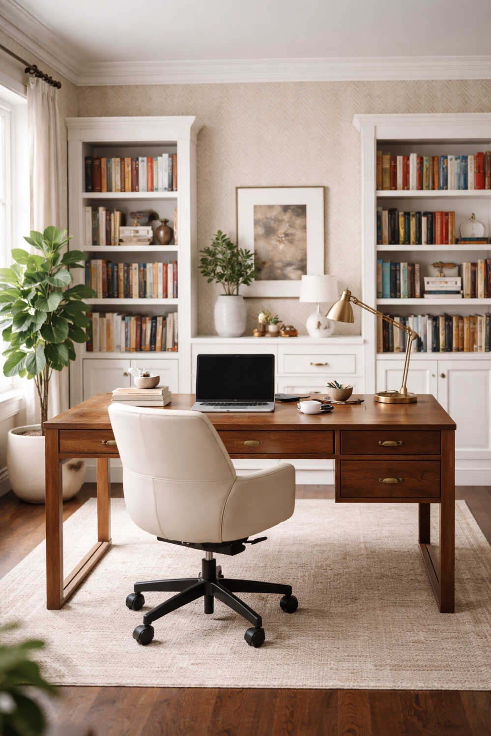 elegant wallpaper ideas - Subtle Texture: Herringbone Walls for Home - These herringbone walls bring subtle texture to this...