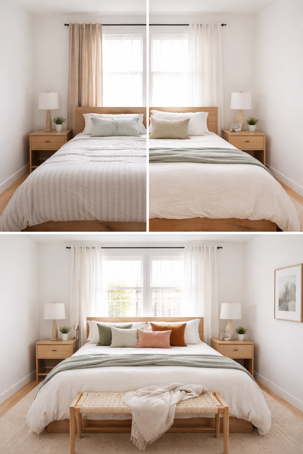 how to remodel a bedroom on a budget - Update Bedroom Look with Textiles - This method focuses on updating the bedroom's look...