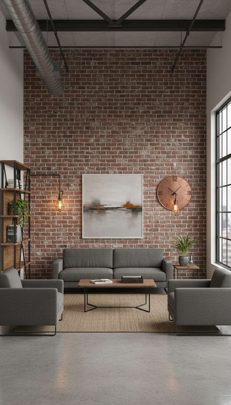 wall mounted lights living room - Metal Pipe Lamps Steal the Show - These metal pipe wall lamps steal the show....