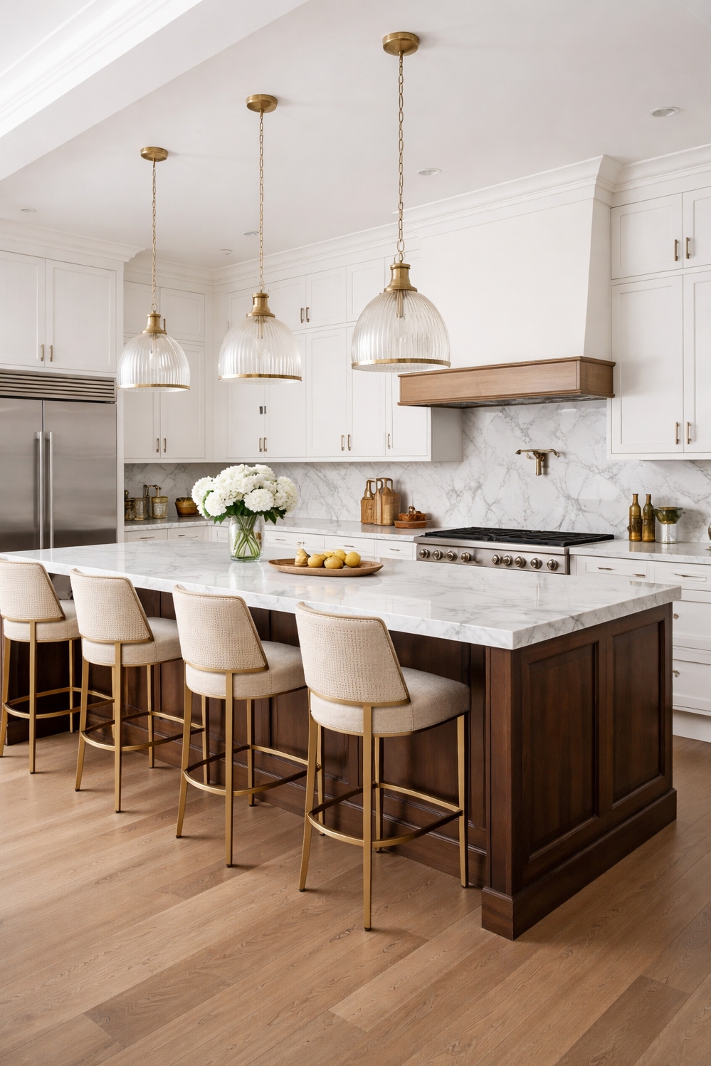 two tones kitchen cabinetss - Dark Island: Two-Tone Cabinets Grab - The kitchen island, featuring two tones, immediately grabs...