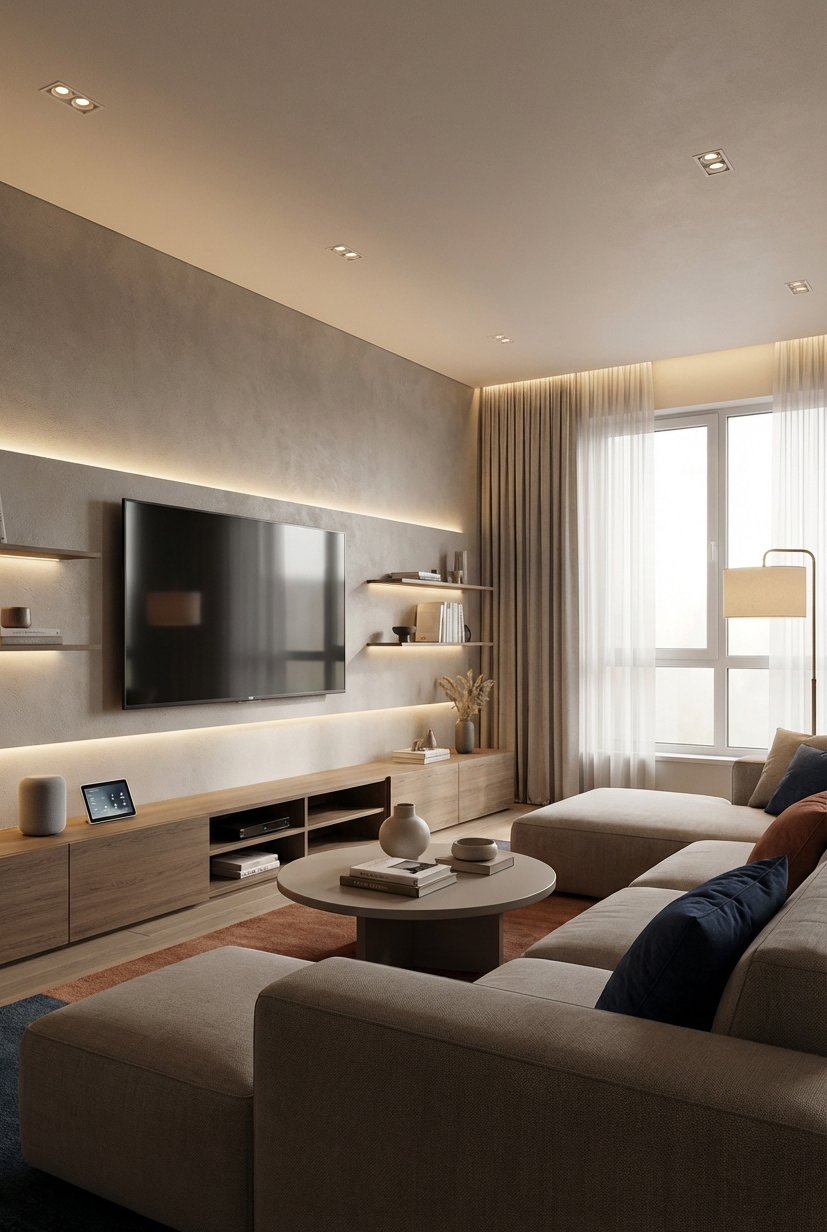 Living room trends 20 Ways to Refresh Your Living Room - Woven Baskets Bring Warmth and Texture - These woven baskets aren't just for storage; they...