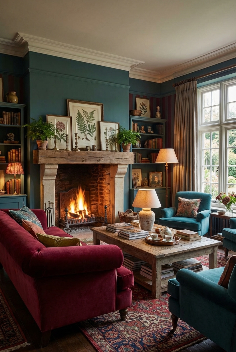 Living room trends 20 Ways to Refresh Your Living Room - Modern Living Room: Large Screen Anchors - The large, flat-screen TV anchors this modern living...