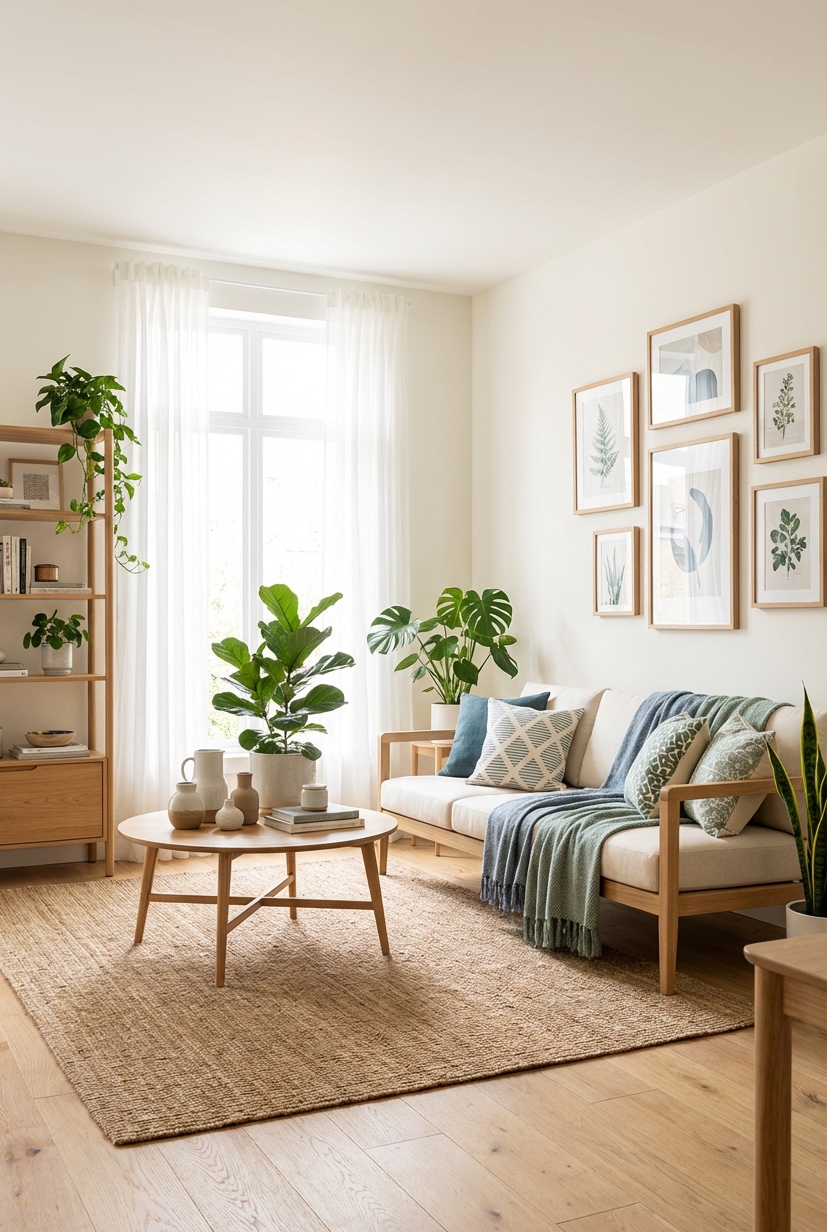 Living room trends 20 Ways to Refresh Your Living Room - Creamy White Walls: A Calm Backdrop - These creamy white walls create a calm backdrop,...