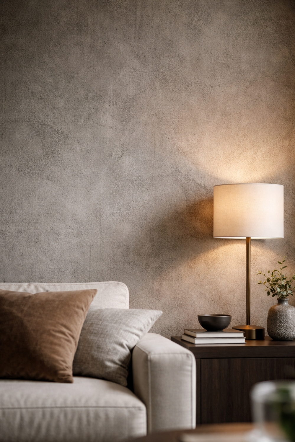 living room wall paneling ideas - Textured Wallpaper Panels Trick the Eyes - These textured wallpaper panels trick your eyes, making...