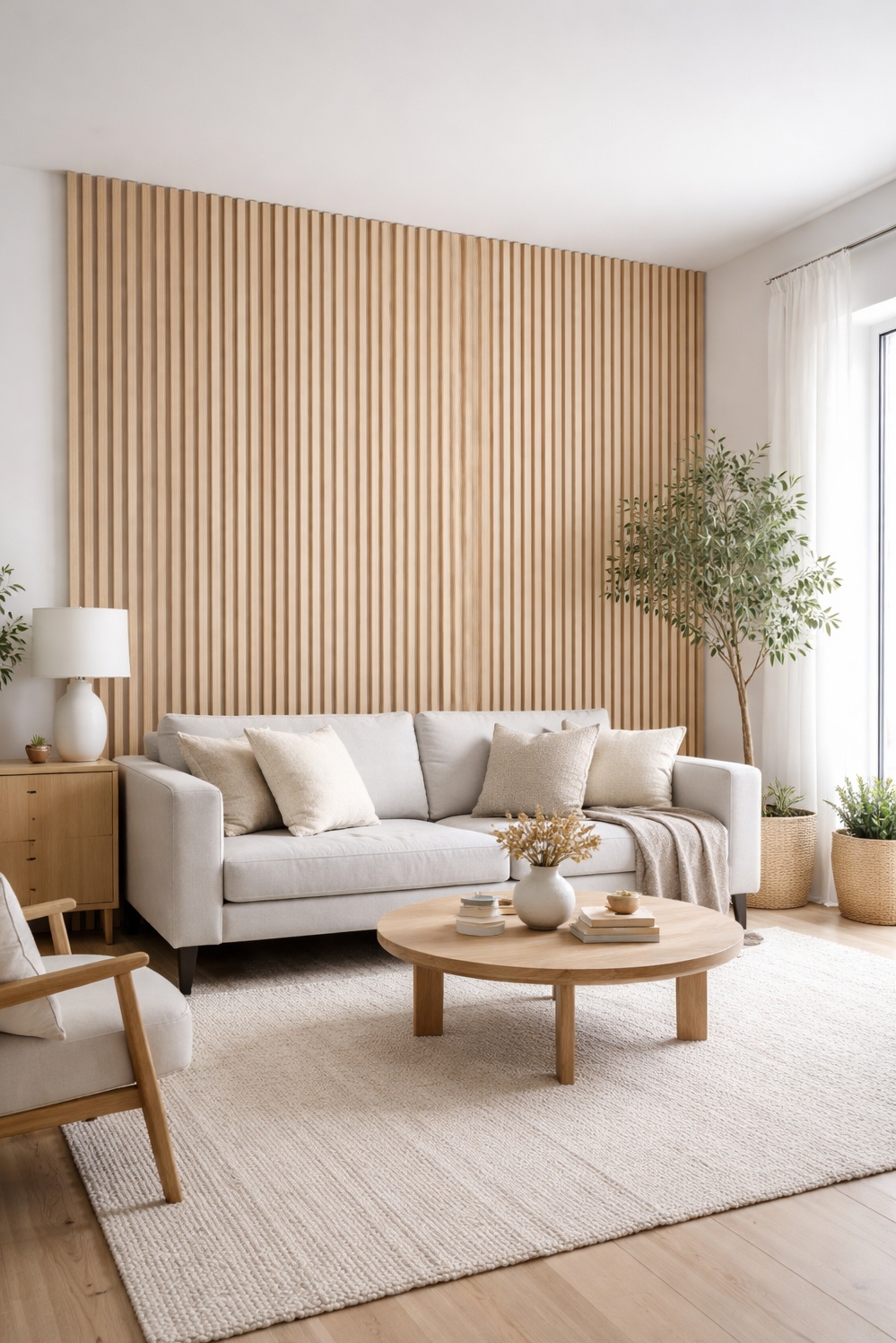 modern wood slat wall ideas - Light Wood Slat Walls: Airy Style - These modern wood slat wall ideas bring a...