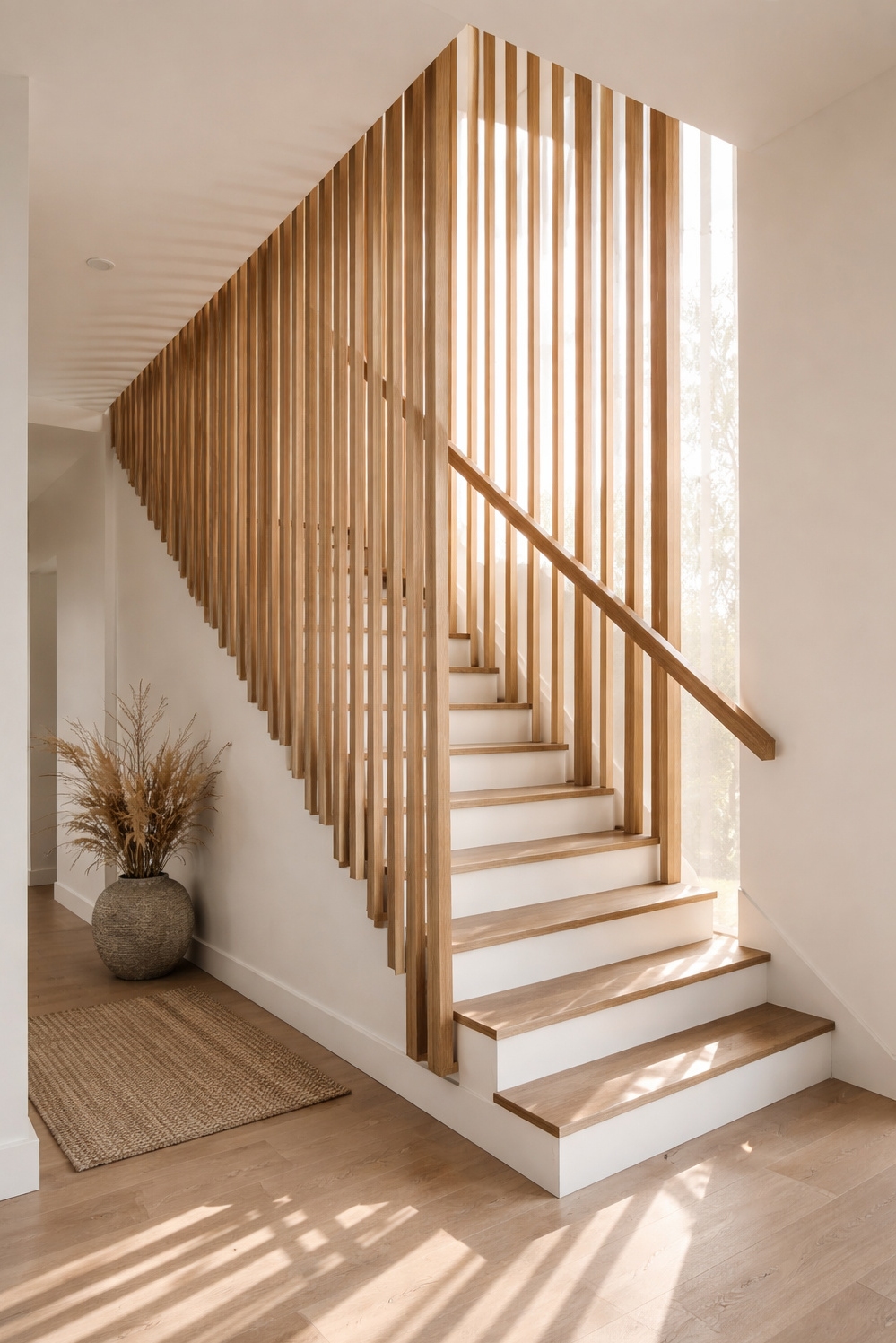 modern wood slat wall ideas - Vertical Wood Slats: A Good Look - These wood slat wall ideas look so good...