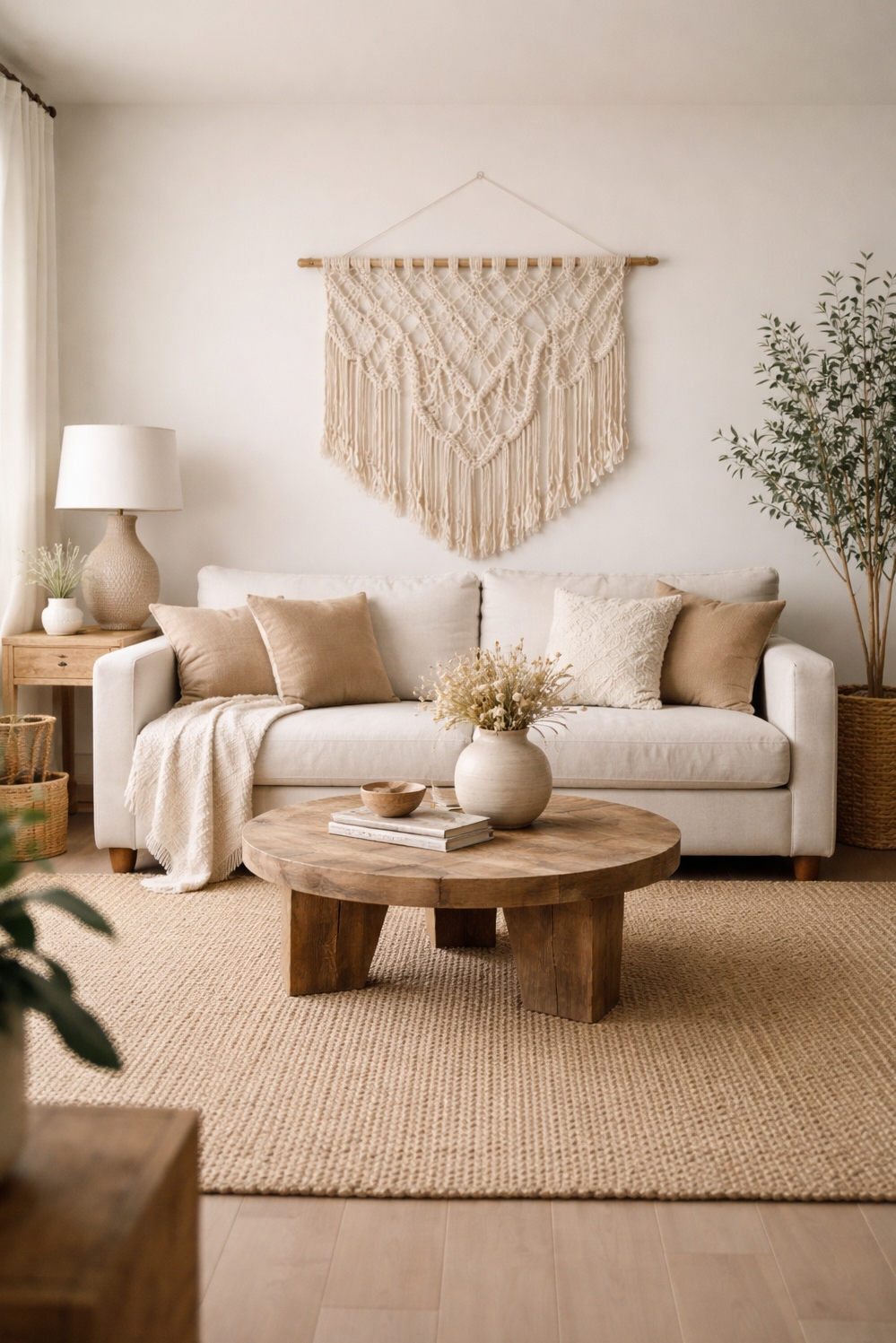 organic neutral living room - Linen Sofas: Inviting Neutral Texture - These linen sofas look so inviting, don't they....