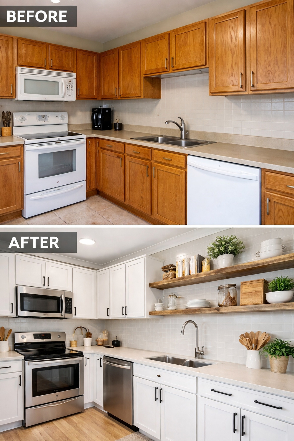 how to renovate your kitchen on a budget - Quick Kitchen Update: Faucet and Hardware - Updating your kitchen's faucet and cabinet hardware is...