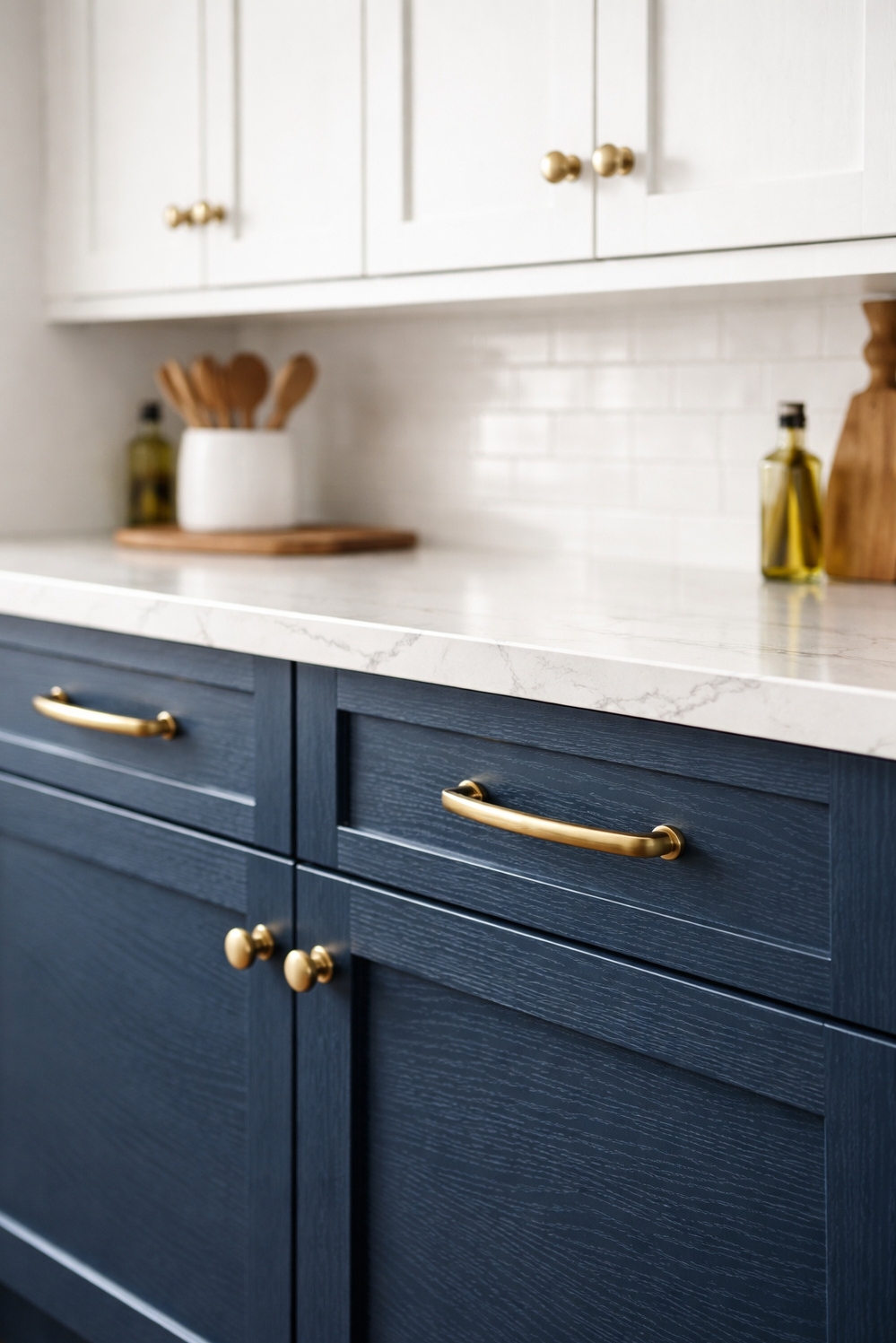 two tones kitchen cabinetss - Striking Visual: Two-Tone Cabinets Create - These two tones kitchen cabinetss create a striking...