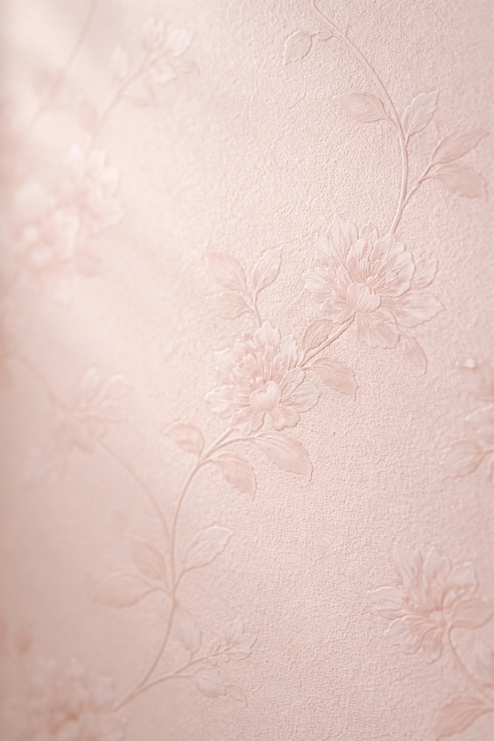 feminine wallpaper ideas - Textured Walls Whisper Feminine Elegance - These textured walls whisper elegance. The close-up shows...