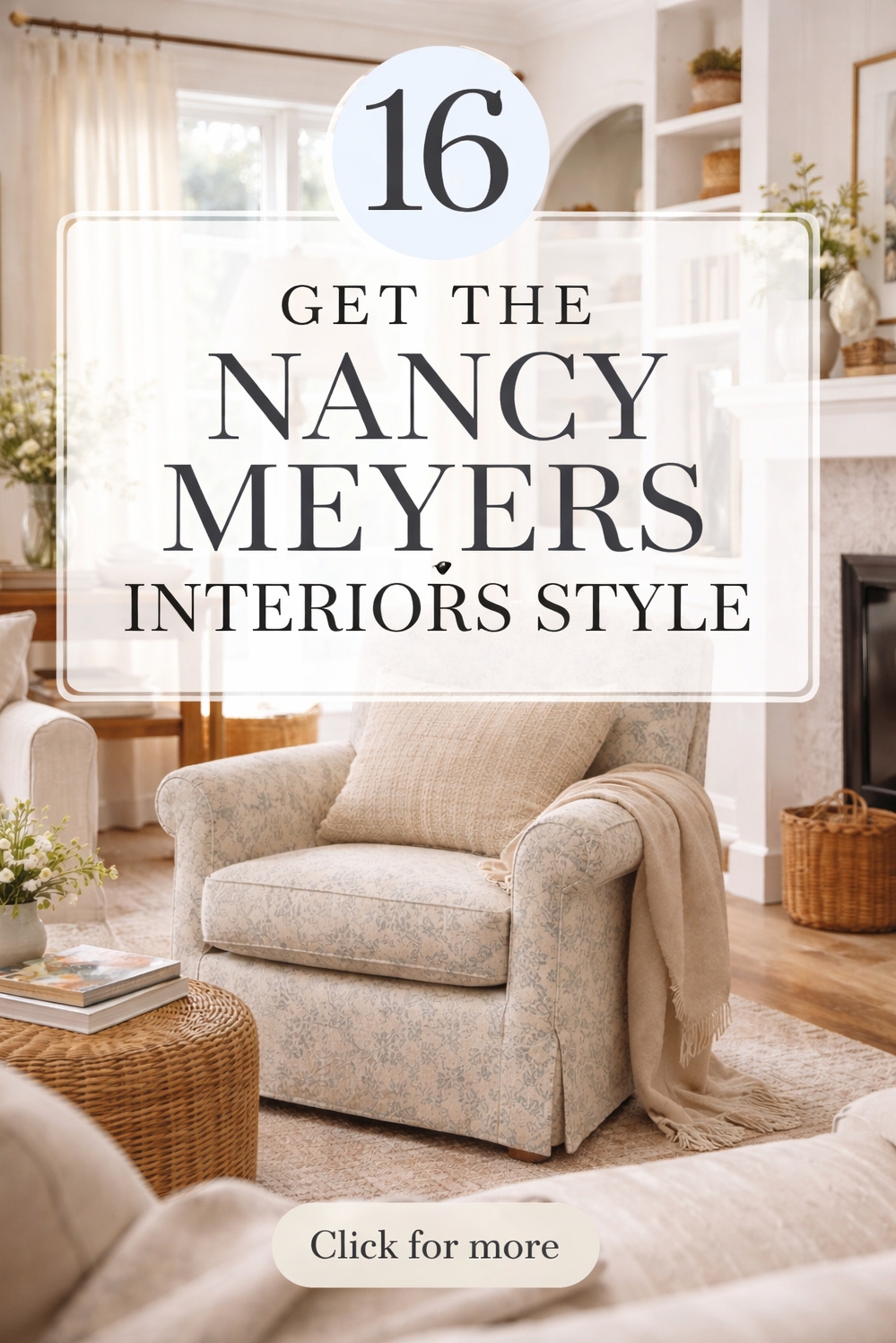16 Nancy Meyers Interiors Style Examples For Your House - Inviting Reading Nook: Meyers Style - 16 Get the Nancy Meyers Interiors Style The...
