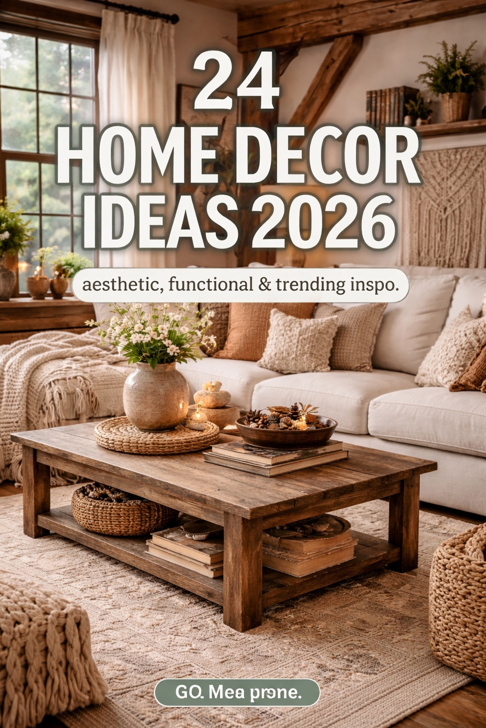 24 Home Decor Ideas to Refresh 2026 - Comfortable Living Room Decor: 2026 - The comfortable sofa anchors this inviting living room....