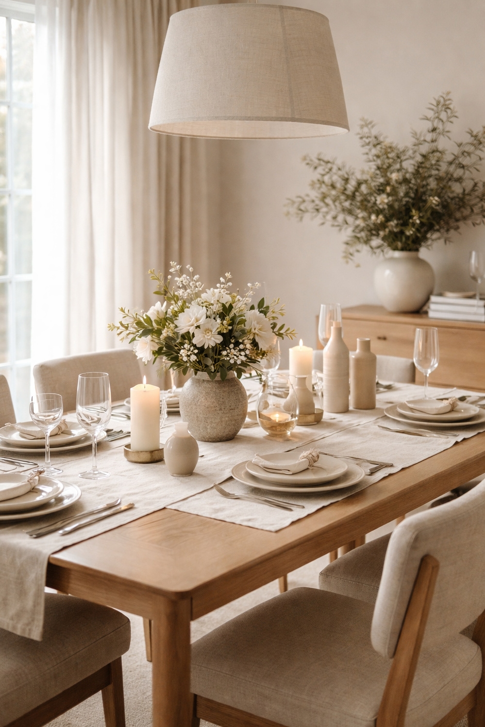 21 Ways Quiet Luxury Achieving Home Decor Elegance on a Dime - Linen Napkins Whisper Home Elegance - These linen napkins whisper luxury. The soft folds...