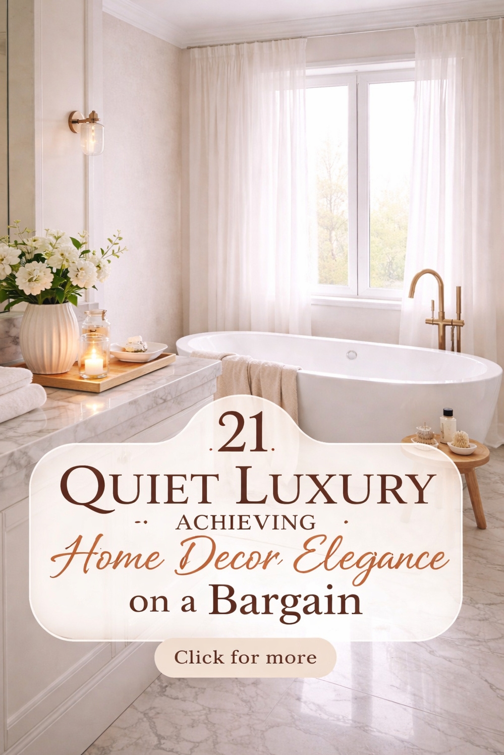 21 Ways Quiet Luxury Achieving Home Decor Elegance on a Dime - Smooth Surfaces: Elegance on a Bargain - 21 Quiet Luxury Achieving Home Decor Elegance on...