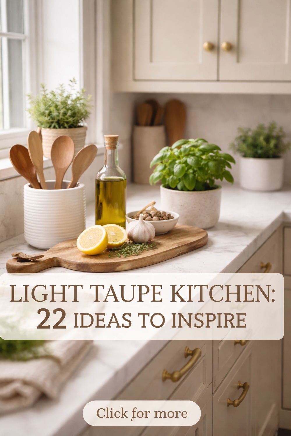 22 Light Taupe Kitchens Ideas That Are Trending in 2026 - Subtle Color Shows Light Taupe Kitchen - The light taupe kitchen shows how subtle color...